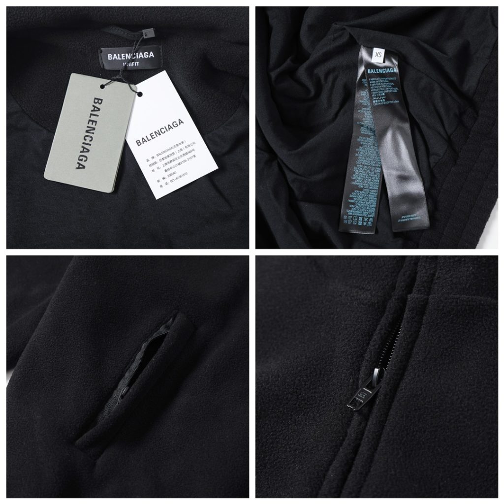 BALenciaga バレンシアガ フルジップスウェット ブラック - 画像 8