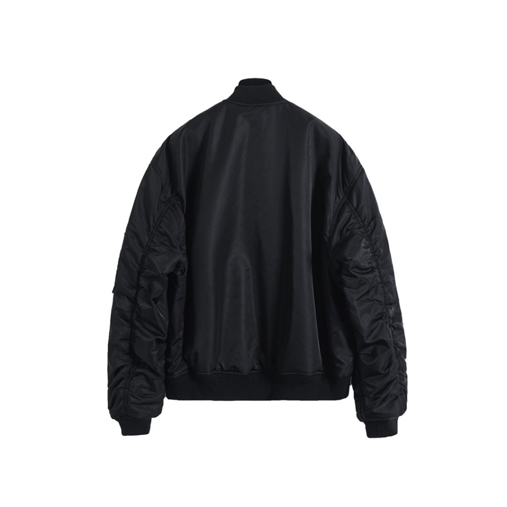 BALENCIAGA バレンシアガ フライトジャケット 黒/紫 全2色 - 画像 3