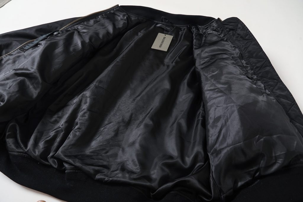 BALENCIAGA バレンシアガ フライトジャケット 黒/紫 全2色 - 画像 4