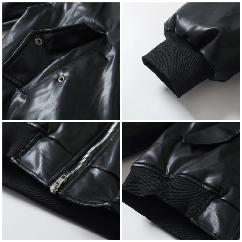 BALENCIAGA バレンシアガ バンダナ柄 フライトジャケット ブラック - 画像 7