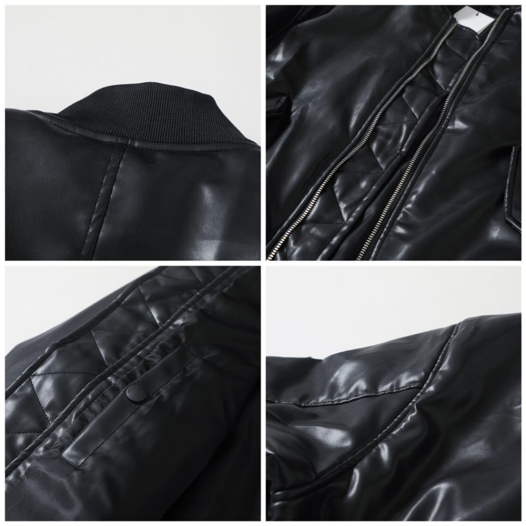BALENCIAGA バレンシアガ バンダナ柄 フライトジャケット ブラック - 画像 8