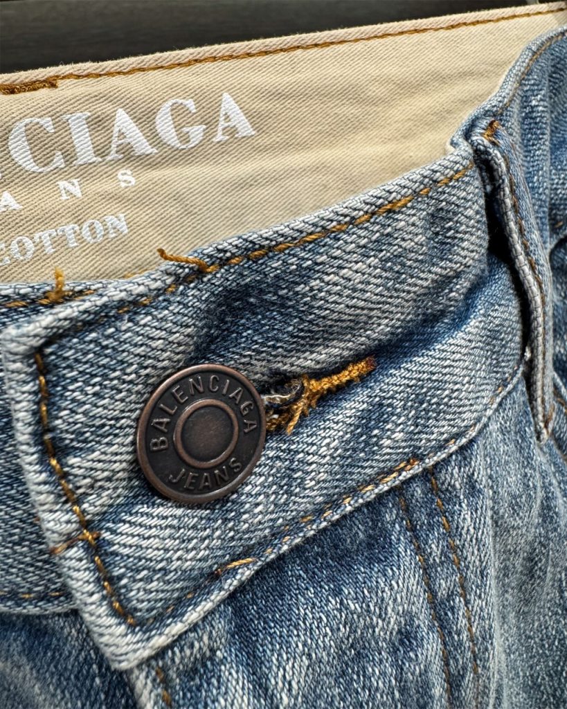 BALENCIAGA バレンシアガ デニムパンツ フレアデニム ブルー - 画像 5