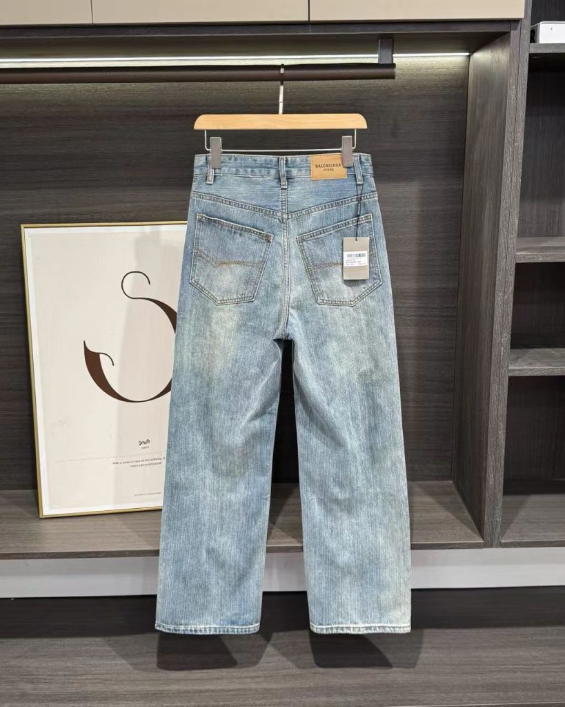 BALENCIAGA バレンシアガ デニムパンツ フレアデニム ブルー - 画像 8