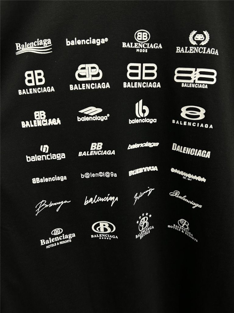 BALENCIAGA バレンシアガ ロングTシャツ 本革 ブラック - 画像 5