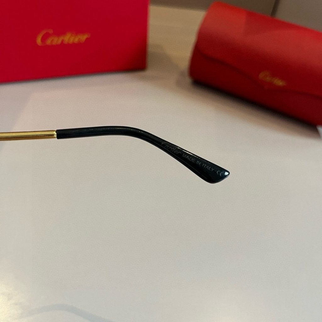 Cartier カルティエ メンズ サングラス デザイン 限定モデル ブラック レッド インテリア 高級感 オーバーサイズ 35 - 画像 8