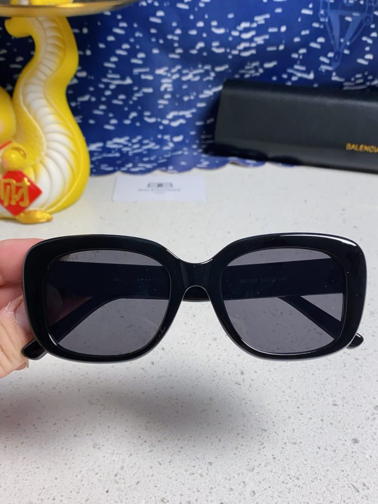 BALENCIAGA バレンシアガ サングラス フレーム 型番BB0295 2025新作 フラットレンズ ブラック ホワイト ブラウン 全3色展開 - 画像 8