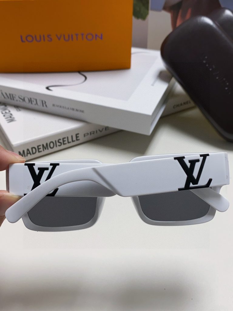 LV ルイヴィトン サングラス フレーム メンズ レディース ファッション レトロ モデル 31187 白 黒 多色展開 - 画像 6