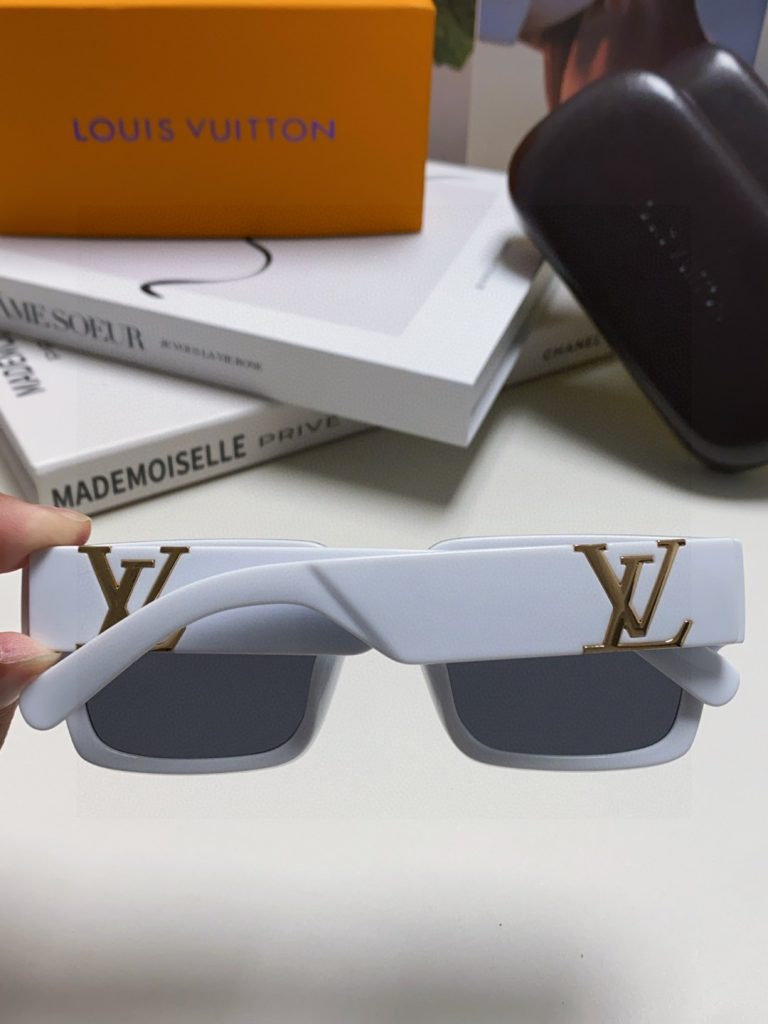 LOUIS VUITTON ルイヴィトン サングラス フレーム シリコン メンズ レディース ホワイト ブラック 多色展開 - 画像 6