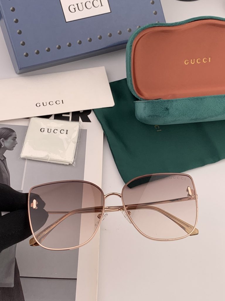 GUCCI グッチ サングラス シルバーフレーム パステルピンク フェイスガード G1506 メンズ レディース - 画像 4
