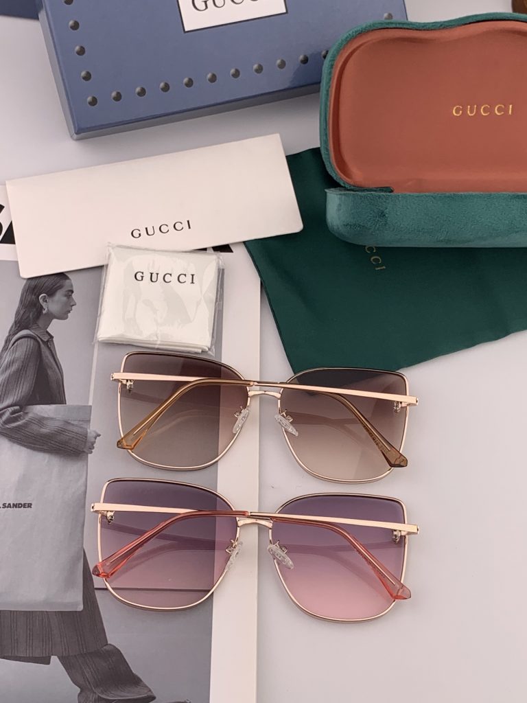 GUCCI グッチ サングラス シルバーフレーム パステルピンク フェイスガード G1506 メンズ レディース - 画像 8