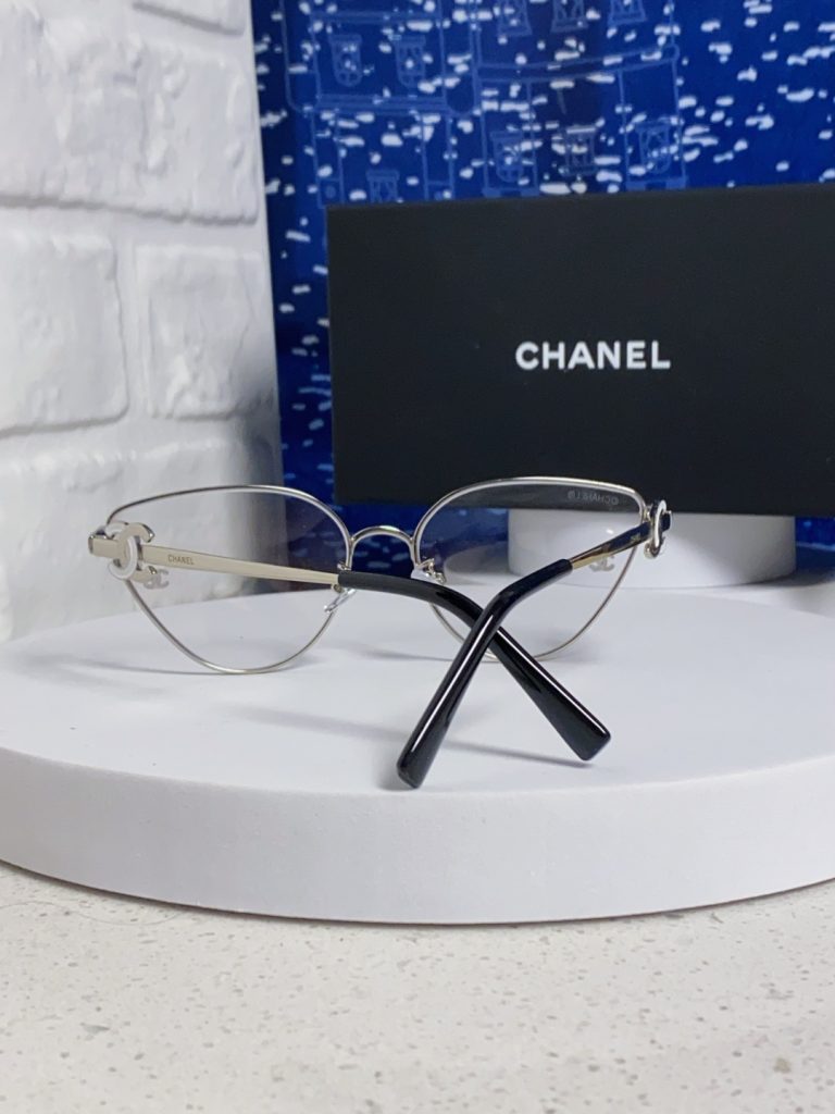 CHANEL シャネル サングラス フラットシェイプ レディース 顔型カバーフレーム 金属フレーム 2色展開 - 画像 5