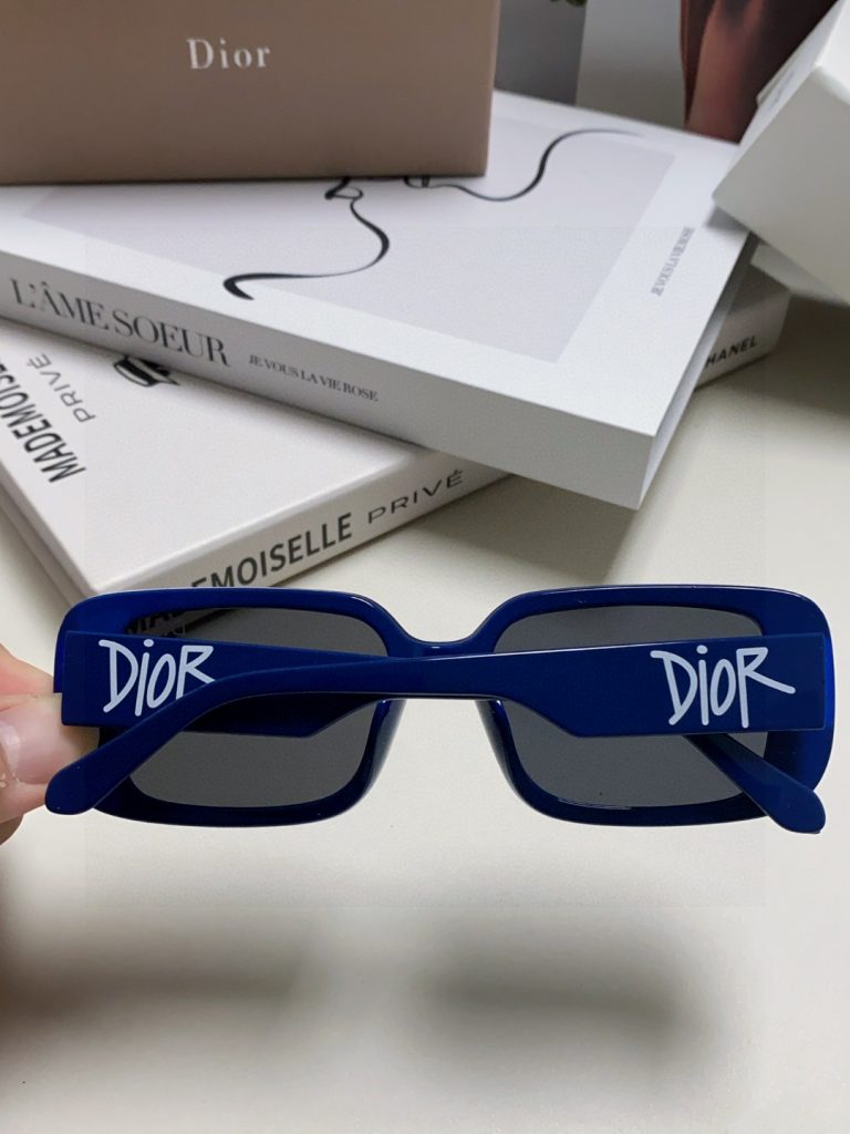 DIOR ディオール サングラス フレーム 2025新作 レディース 防曇 フレーム ブルー 多色展開 - 画像 6