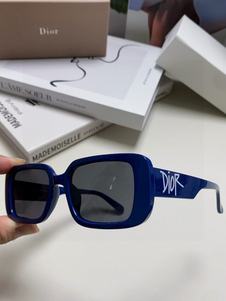DIOR ディオール サングラス フレーム 2025新作 レディース 防曇 フレーム ブルー 多色展開 - 画像 7