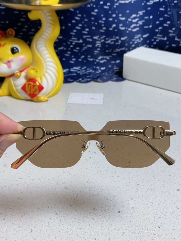 Dior ディオール サングラス フレームレス 大きめ メンズ レディース ブランド ブラック ピンク ブラウン ネイビー 全5色展開 - 画像 7