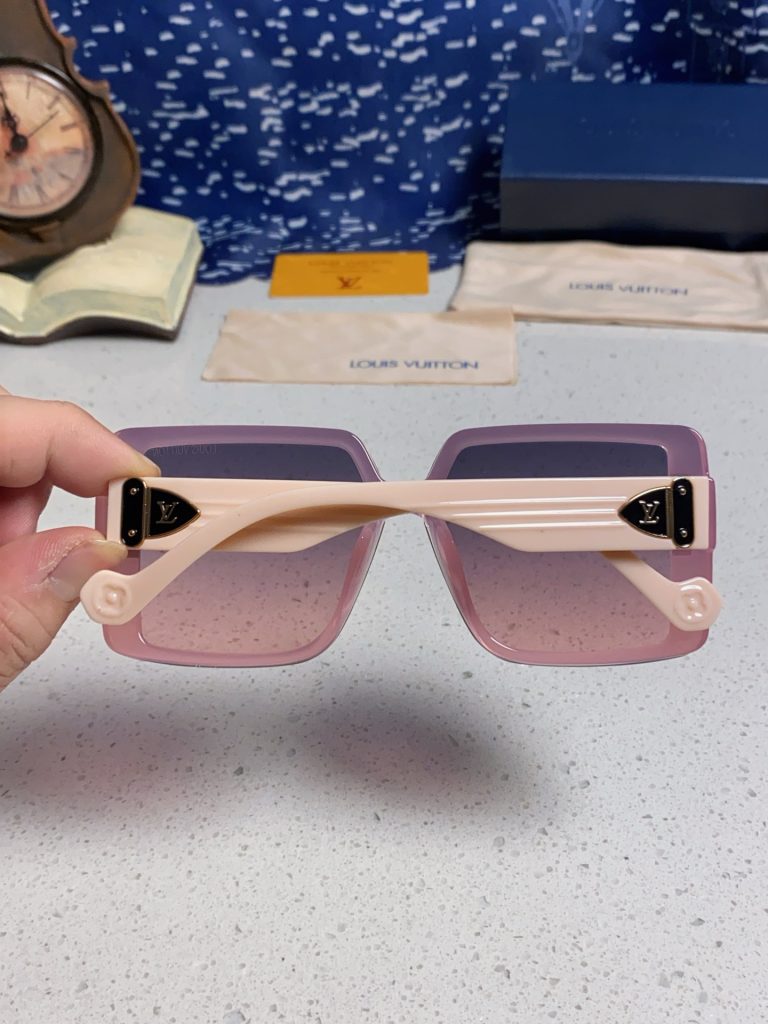 LOUIS VUITTON ルイヴィトン サングラス レディース 大きなフレーム メンズ兼用 ファッション ブランド アイウェア ピンク 多色展開 - 画像 8
