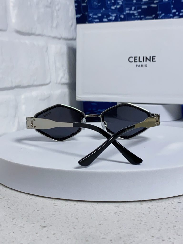 CELINE シャネル サングラス フラットシェイプ 満 シルバー レディース 多色展開 - 画像 6