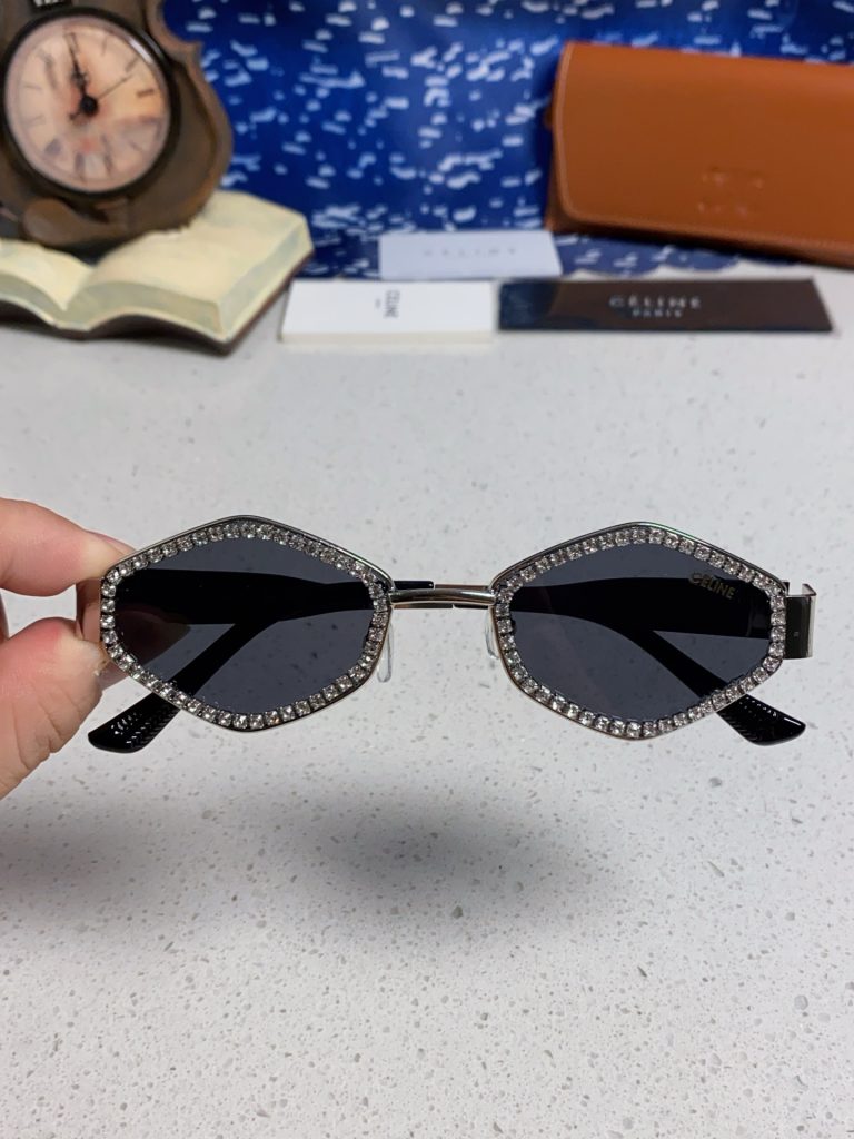 CELINE シャネル サングラス フラットシェイプ 満 シルバー レディース 多色展開 - 画像 7