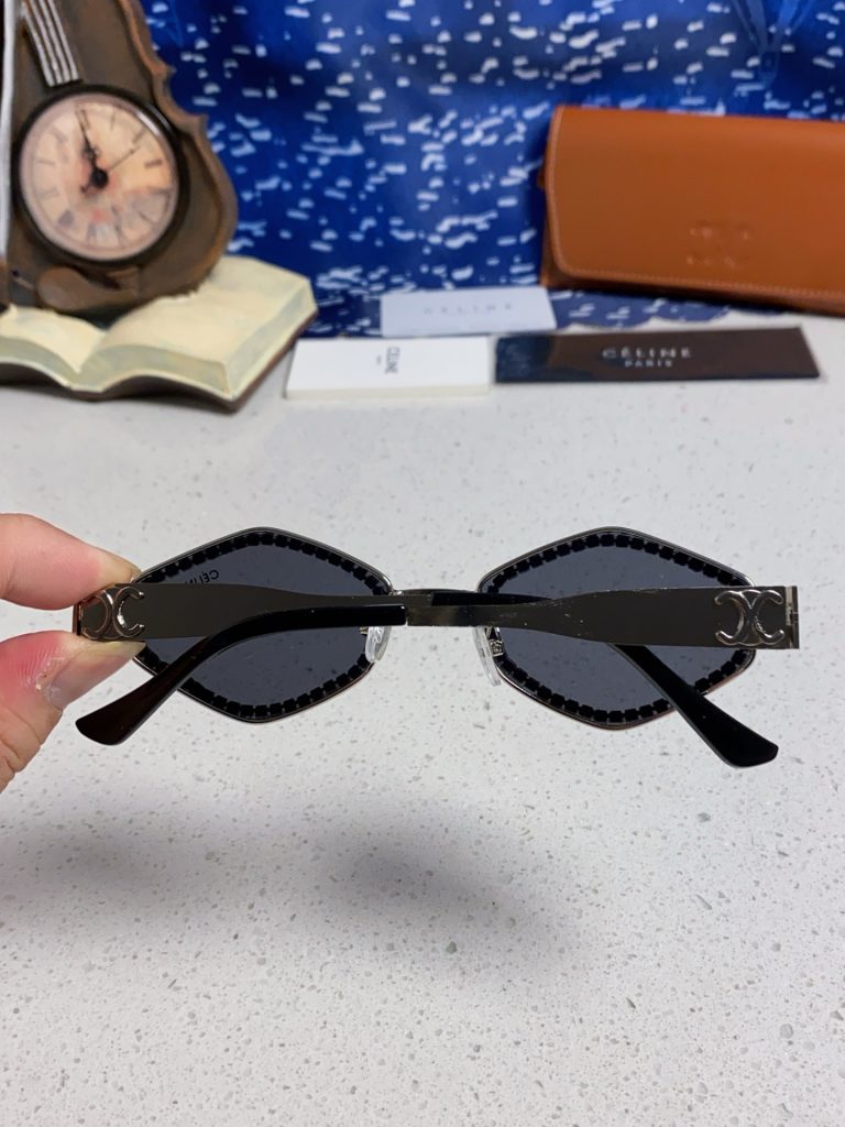 CELINE シャネル サングラス フラットシェイプ 満 シルバー レディース 多色展開 - 画像 8