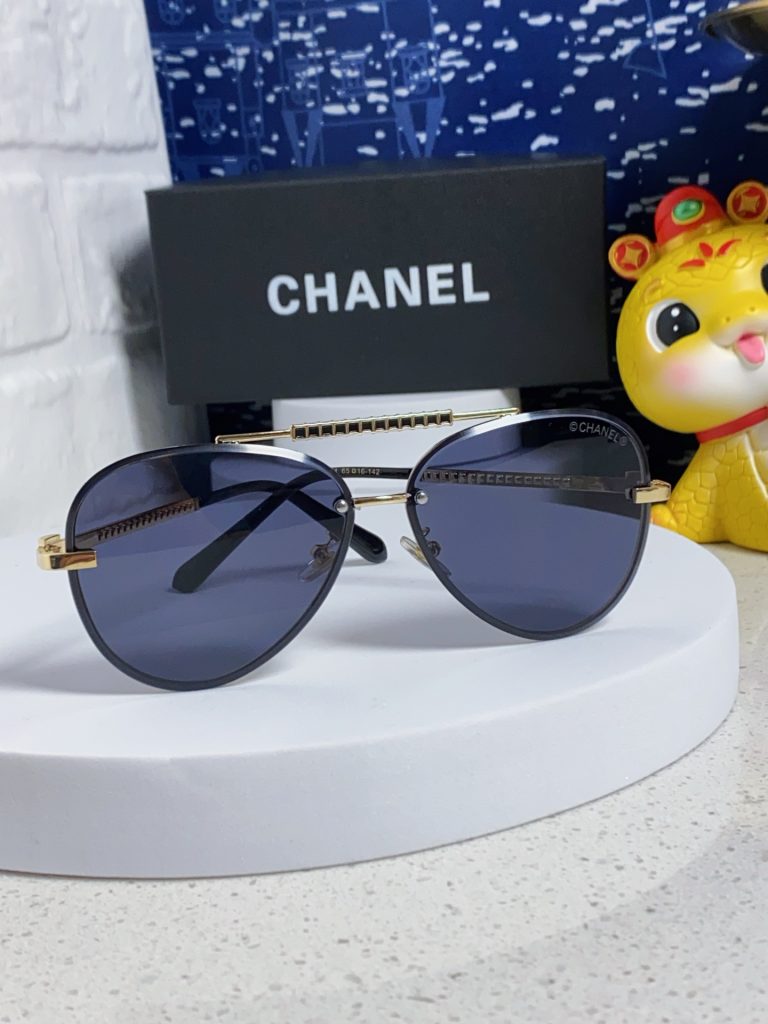CHANEL シャネル サングラス メンズ レディース 2025年新作 ブラック ブルー ピンク ブラウン 全4色展開 - 画像 4