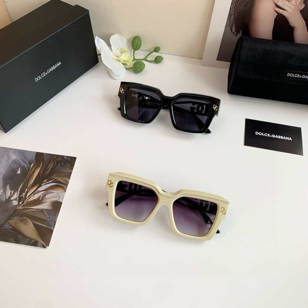 DOLCE&GABBANA ドルチェアンドガッバーナ サングラス メンズ レディース 大きめ フレーム ブラック ホワイト 2316 50□18-149 C1 - 画像 2