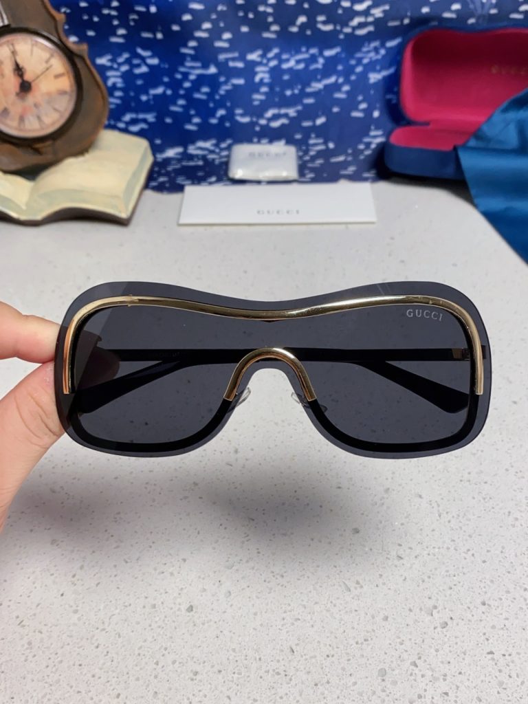 GUCCI グッチ サングラス 2025年新作 サイボーグ風 フューチャー メタルフレーム 用 メンズ レディース ブラック 多色展開 - 画像 7