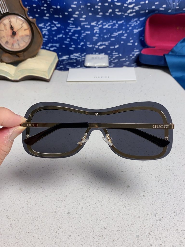 GUCCI グッチ サングラス 2025年新作 サイボーグ風 フューチャー メタルフレーム 用 メンズ レディース ブラック 多色展開 - 画像 8