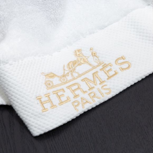 HERMESお風呂グッズ　タオルセット　エルメスバスタオル3枚セット　デイリータオル　パレオ/湯上がりタオル　家庭用吸水性　5色 - 画像 8