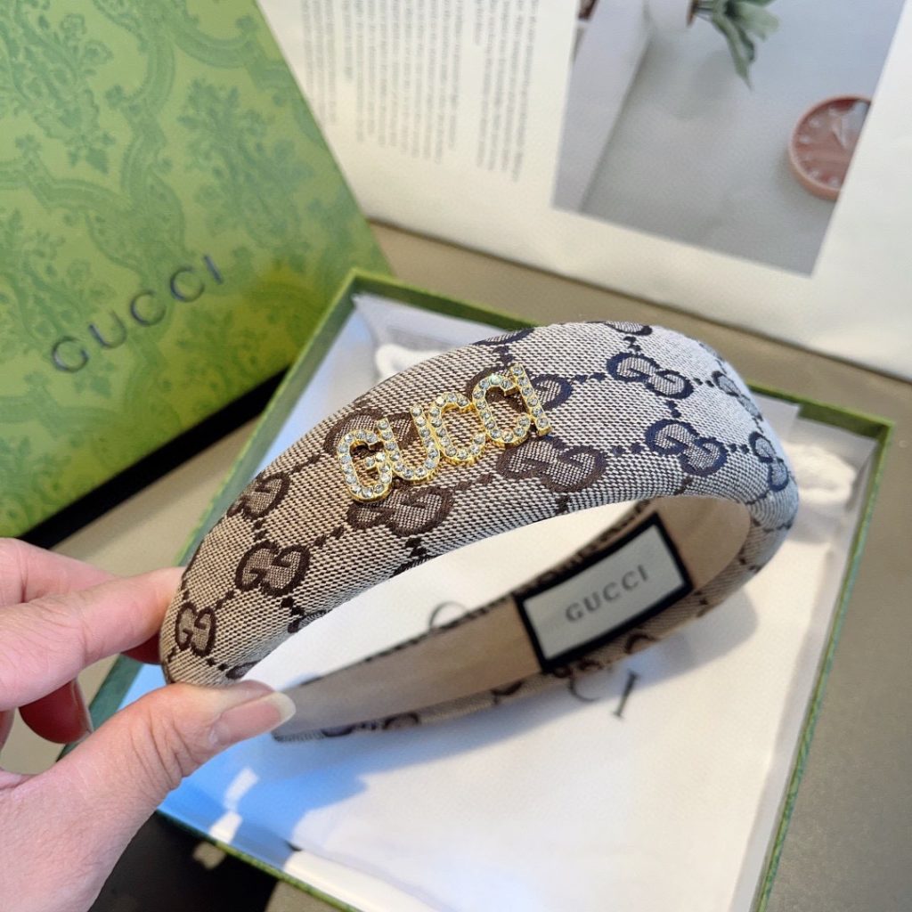 GUCCI グッチ ヘアバンド グッチ ロゴ メンズ レディース 全3色 - 画像 6