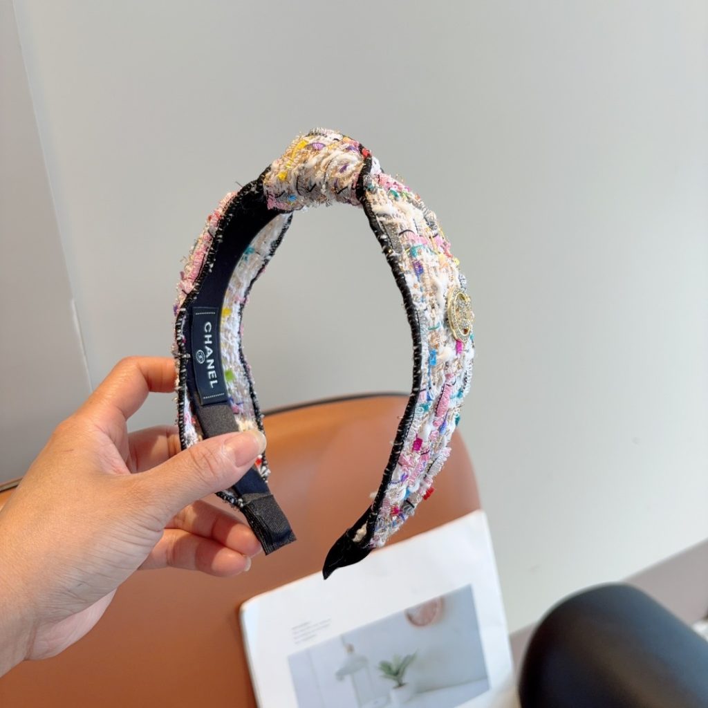 CHANEL シャネル ヘッドバンド 本革 フランネル 通勤 旅行 全4色 - 画像 3