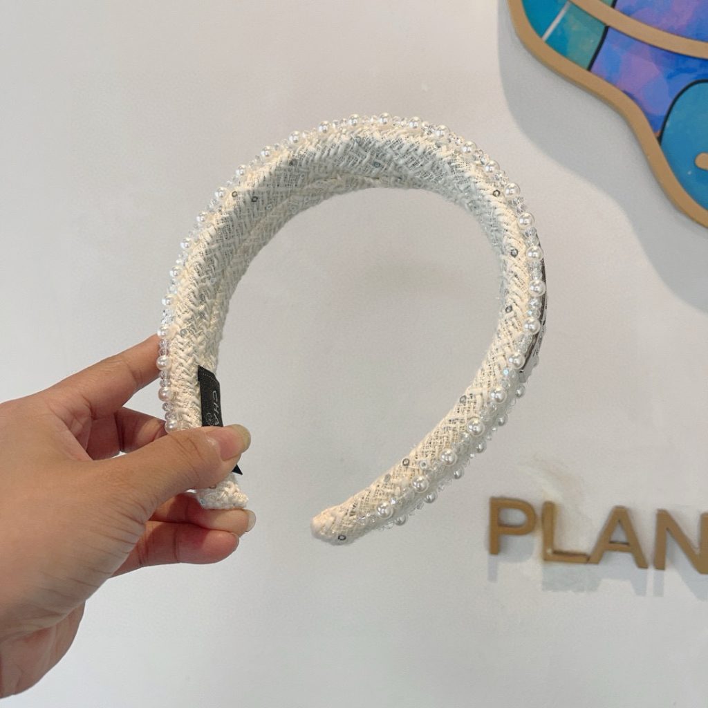 CHANEL シャネル ヘアアクセント フレアタイプ パール ブラック ホワイト 全2色 - 画像 4