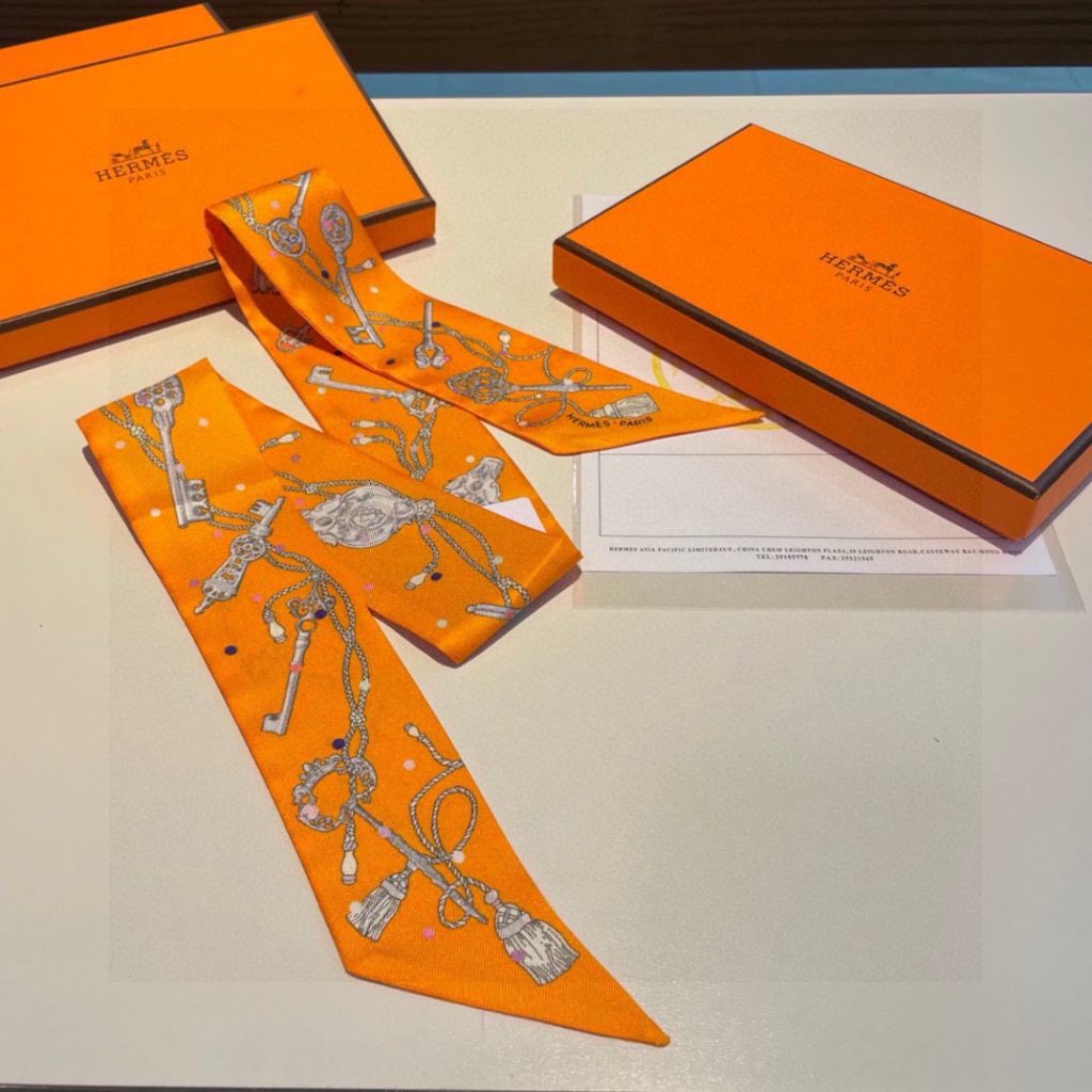 エルメス Hermes 大人気 ツイリー オシャレ スカーフ レディーススカーフ ツイリー Twilly Scarf 5色 - 画像 6
