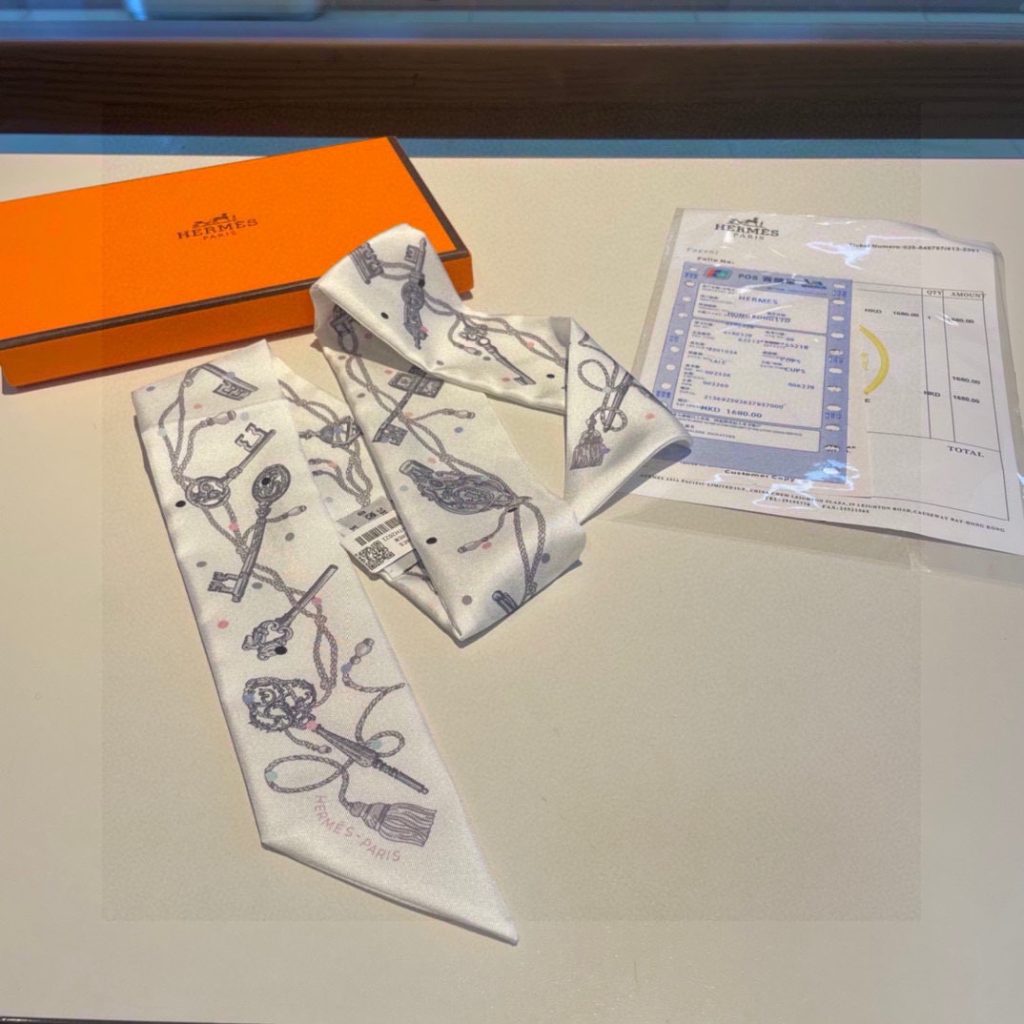 エルメス Hermes 大人気 ツイリー オシャレ スカーフ レディーススカーフ ツイリー Twilly Scarf 5色 - 画像 7