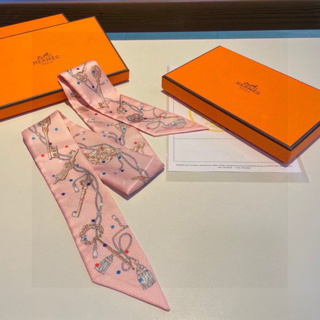 エルメス Hermes 大人気 ツイリー オシャレ スカーフ レディーススカーフ ツイリー Twilly Scarf 5色 - 画像 3
