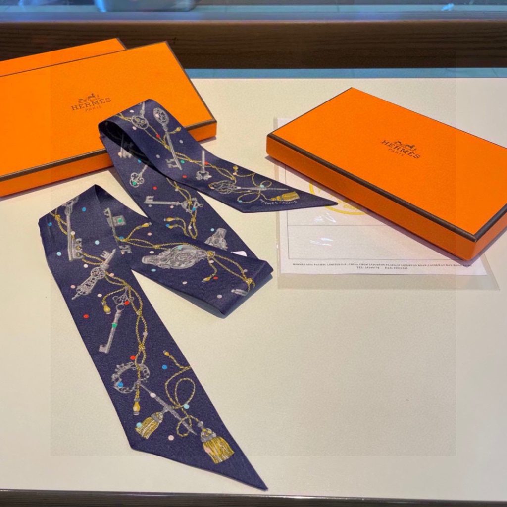エルメス Hermes 大人気 ツイリー オシャレ スカーフ レディーススカーフ ツイリー Twilly Scarf 5色 - 画像 4