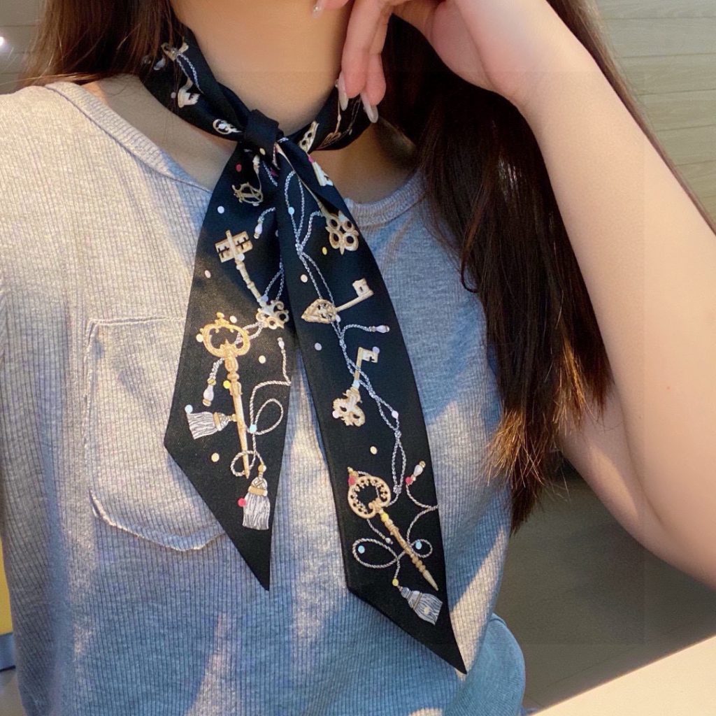 エルメス Hermes 大人気 ツイリー オシャレ スカーフ レディーススカーフ ツイリー Twilly Scarf 5色 - 画像 8