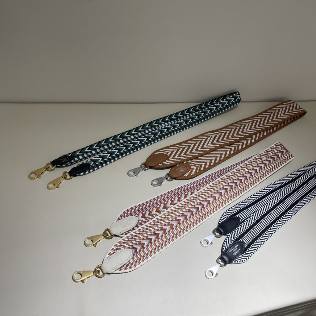 オーダーメイド　エルメス　HERMES　バンドリエール サングル　ショルダーストラップ　キャンバス×レザー　バッグ 付け替え　バッグストラップ　単品　肩掛けベルト　幅5.0 - 画像 7