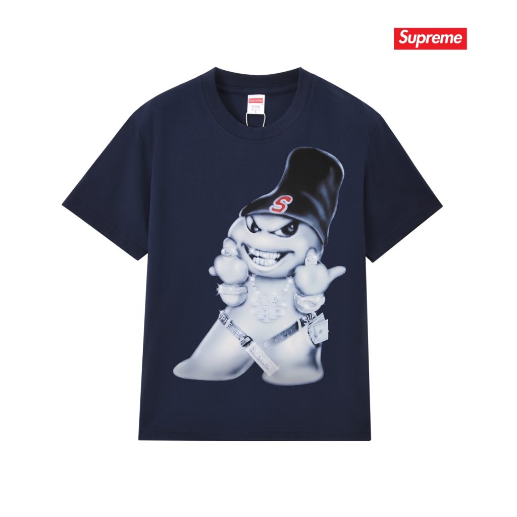 SUPREME スープレム メンズTシャツ バンカーロゴ トゥバック 4色展開 - 画像 5