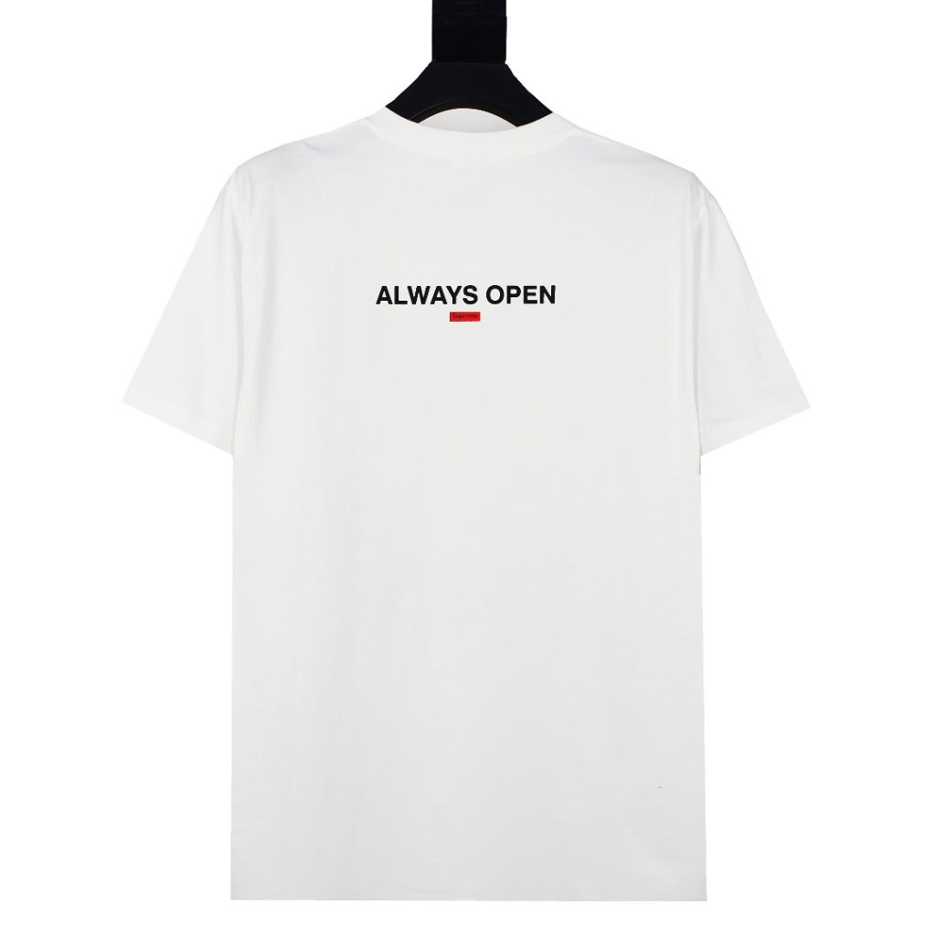 Supreme スーパー インク メンズ Tシャツ ブラック ホワイト 全2色 - 画像 4