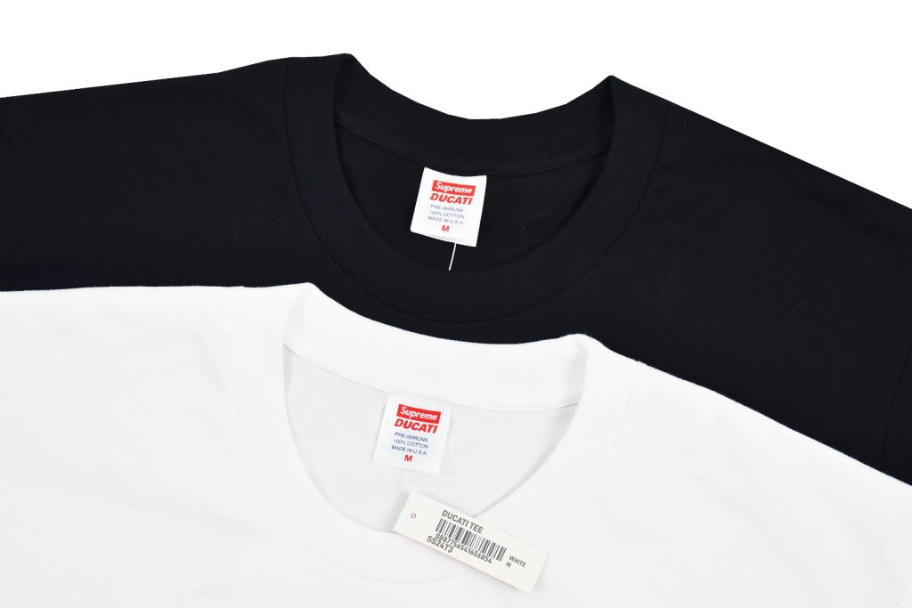SUPREME スュプリーム ドゥカティ ロゴTシャツ ブラック ホワイト 全2色 - 画像 8