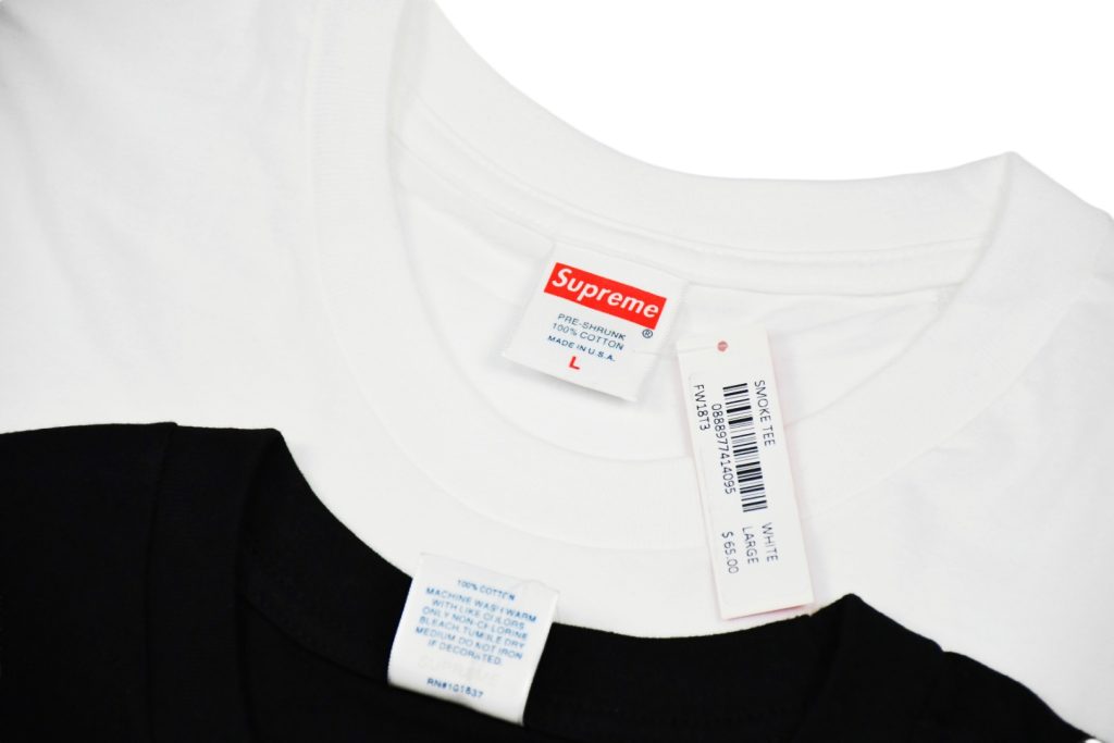 Supreme スュプリーム ロゴTシャツ 煙霧ロゴ 100%コットン 全2色 - 画像 3