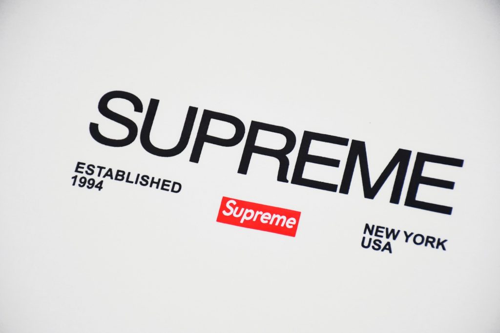 SUPREME スュプリーム 1994 シャツ ブラック ホワイト - 画像 7
