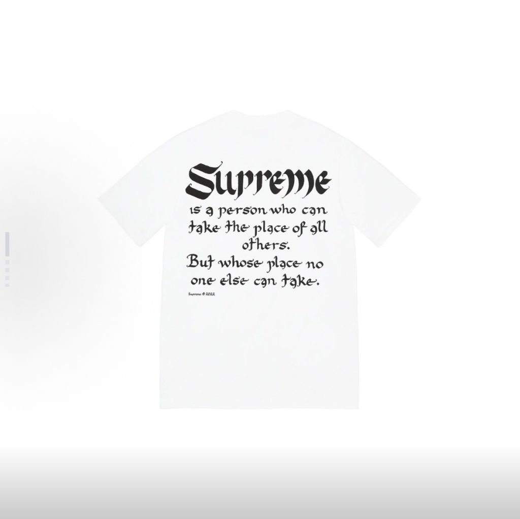 SUPREME スーパーイーブン 8150 SS22 Week 8 フループリント Tシャツ メンズ レディース 全2色 - 画像 2