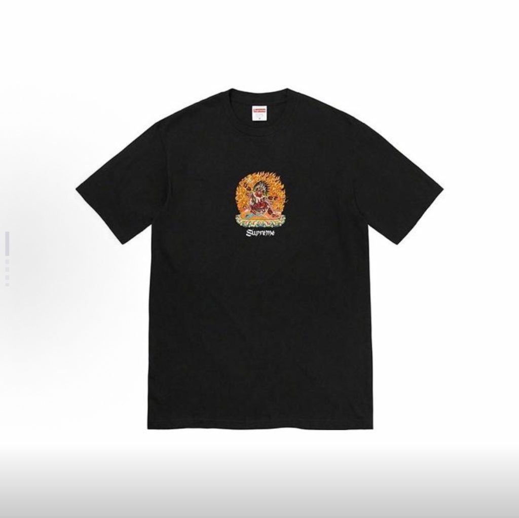 SUPREME スーパーイーブン 8150 SS22 Week 8 フループリント Tシャツ メンズ レディース 全2色 - 画像 3