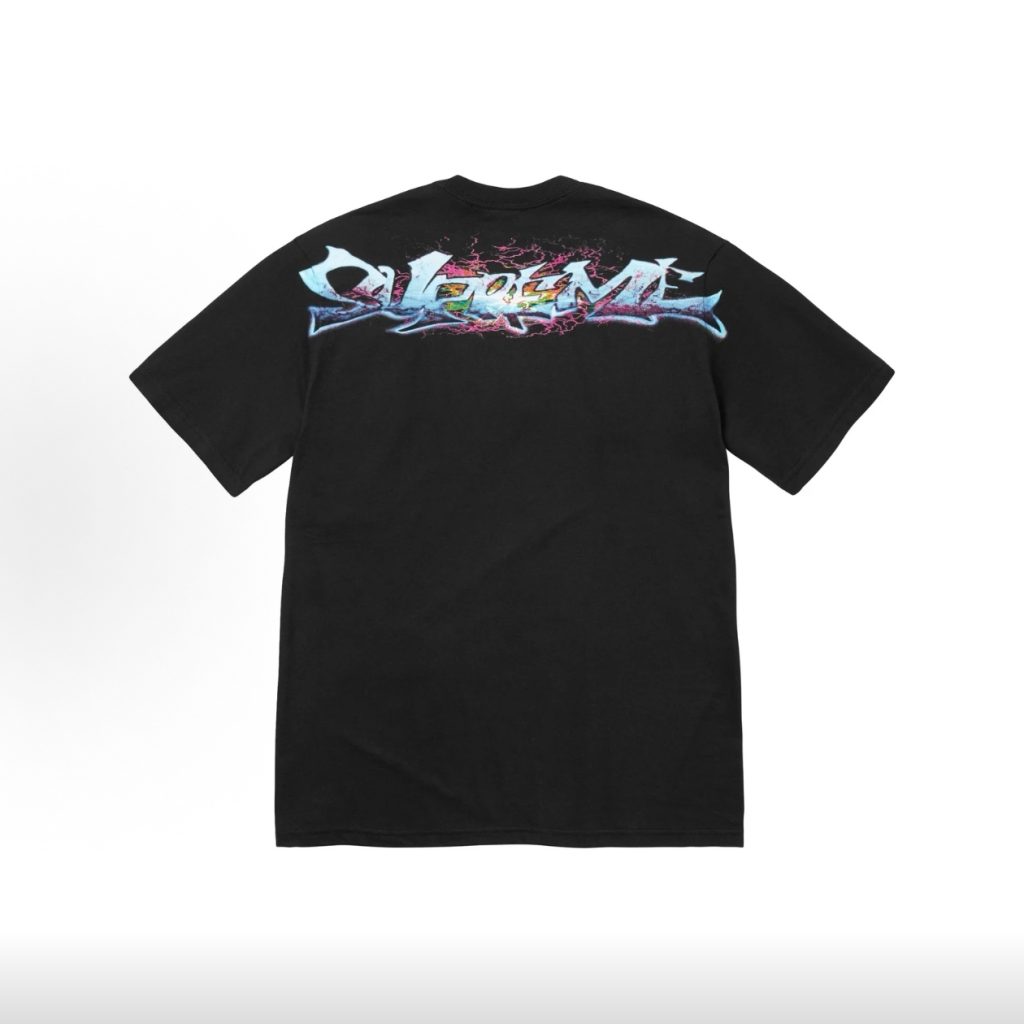 SUPREME スーパーイム 8171款Tag Tee ロゴTシャツ フルグラフィック 男女兼用 ブラック ホワイト 全2色 - 画像 2