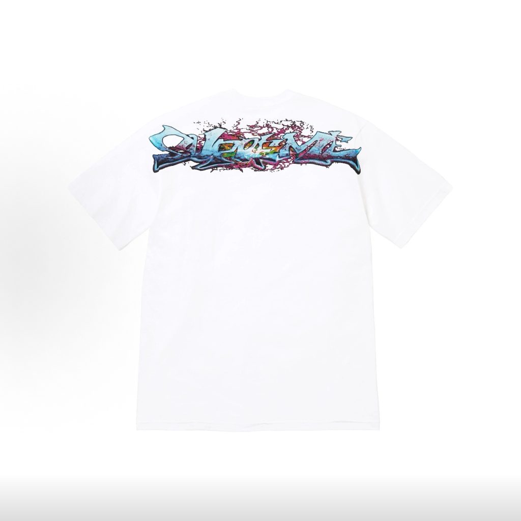 SUPREME スーパーイム 8171款Tag Tee ロゴTシャツ フルグラフィック 男女兼用 ブラック ホワイト 全2色 - 画像 4
