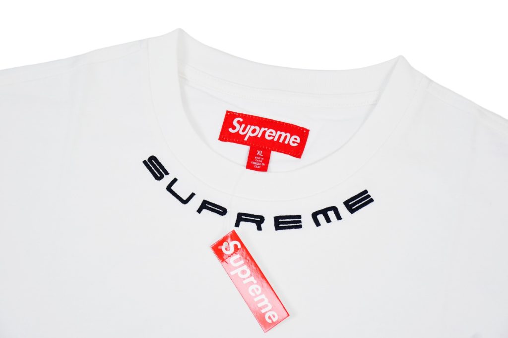 Supreme スュプリーム コラボ ロゴ刺繍 長袖Tシャツ ブラック ホワイト 全2色 - 画像 3