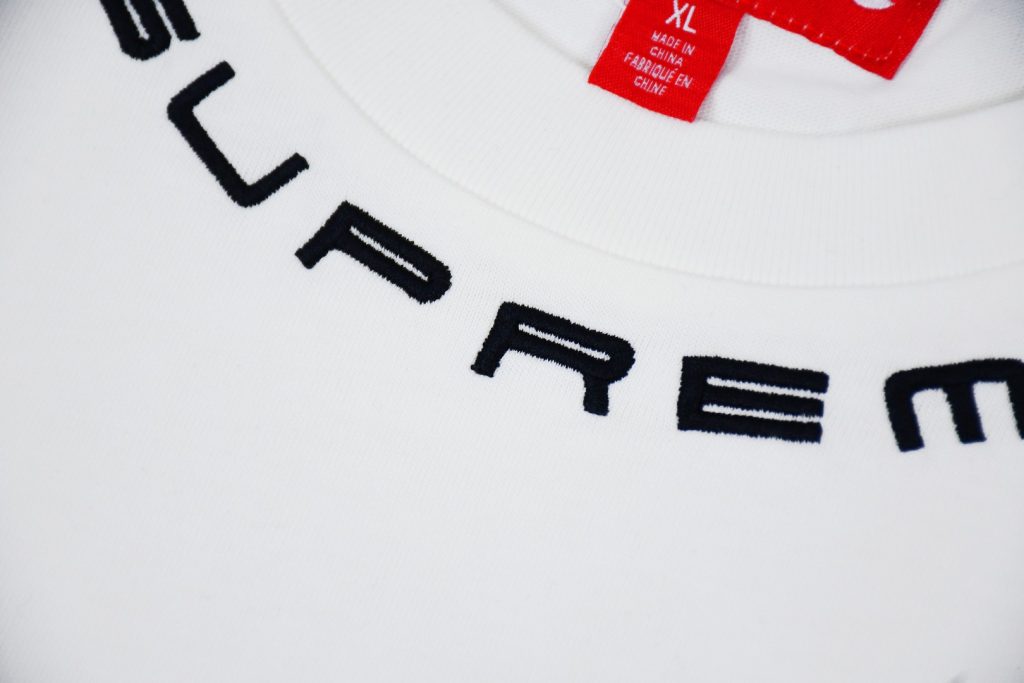Supreme スュプリーム コラボ ロゴ刺繍 長袖Tシャツ ブラック ホワイト 全2色 - 画像 5
