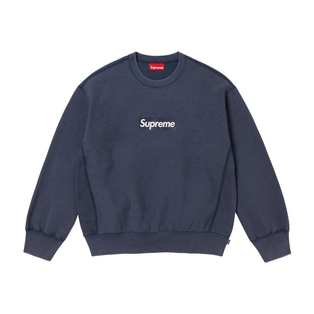 Supreme スュプリーム ボックスロゴスウェットシャツ 水洗加工 5色展開|旅行に使いやすいファッションアイテムを写真で確認
