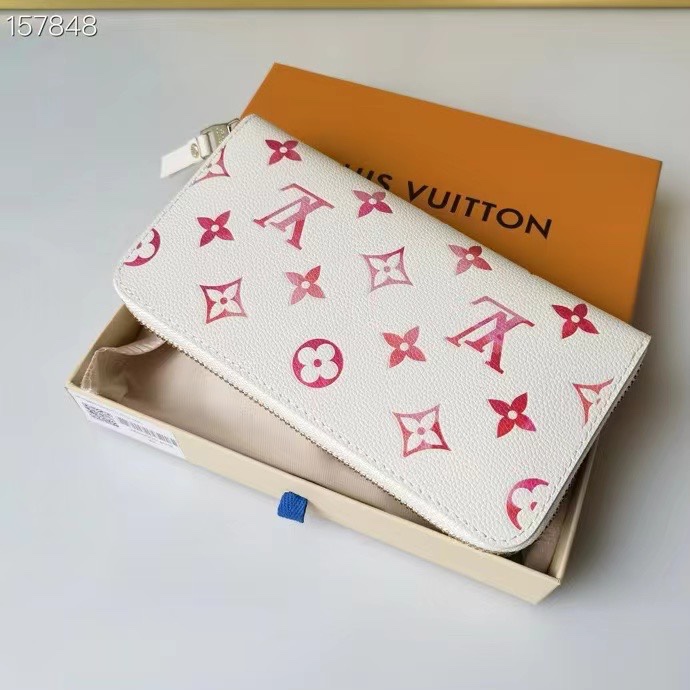 限定色♪ ルイヴィトン Louis Vuitton 長財布 ファスナー式 ZIPPY モノグラム ジッピー レディース財布 - 画像 2