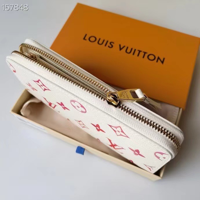 限定色♪ ルイヴィトン Louis Vuitton 長財布 ファスナー式 ZIPPY モノグラム ジッピー レディース財布 - 画像 3